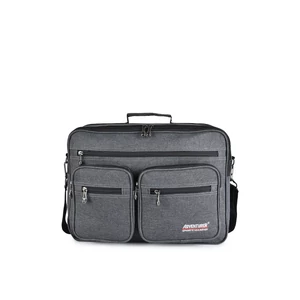 Kép 1/5 - Adventurer Szürke Színű Többrekeszes Laptoptáska 