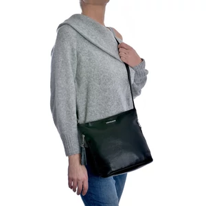 Kép 5/5 - Monica&amp;Co Keki Női Rostbőr Oldaltáska Bojtokkal
