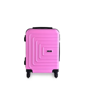 Kép 1/5 - Rhino Wizzair, Ryanair Méretű Kabinbőrönd Rózsaszín 50*35*20cm