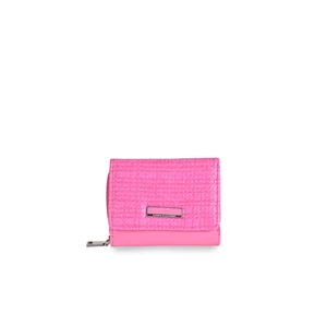 Kép 1/5 - Elegáns Magenta Kisméretű Női Műbőr Pénztárca