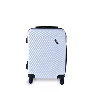 Kép 1/6 - LC Fehér Színű Kabin Méretű Kemény Bőrönd (55*40*20 cm)