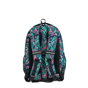 Kép 3/5 - CoolPack Azték Mintás Iskolatáska Plüssmaci Kulcstartóval