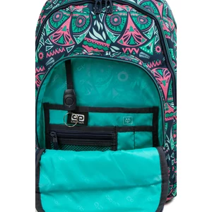 Kép 4/5 - CoolPack Azték Mintás Iskolatáska Plüssmaci Kulcstartóval