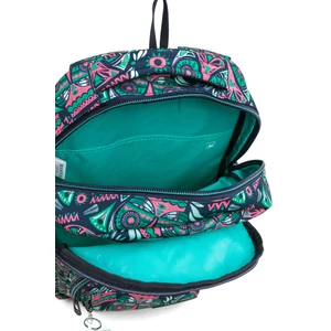 Kép 5/5 - CoolPack Azték Mintás Iskolatáska Plüssmaci Kulcstartóval