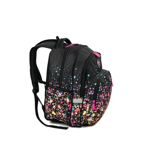 Kép 3/5 - CoolPack Csillag Mintás Színes Iskolatáska