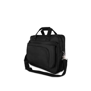 Kép 2/7 - Fekete Színű Laptop Táska Oldalpánttal