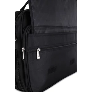 Kép 7/7 - Fekete Színű Laptop Táska Oldalpánttal