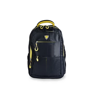 Kép 1/4 - Fekete-Citromsárga Sportos Unisex Hátizsák