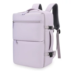 Kép 1/2 - Lila Vízlepergető Elsőbbségi Fedélzeti Hátizsák (43x30x17 cm)