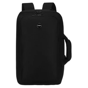 Kép 2/5 - Peterson Fekete Ingyenes Méretű Bőröndre Akasztható Fedélzeti Táska (40x25x20 cm)