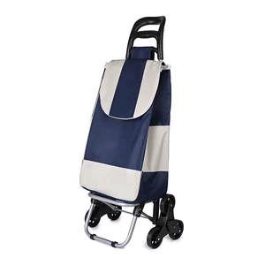 Kép 1/7 - Sötétkék Lépcsőjáró Bevásárlókocsi