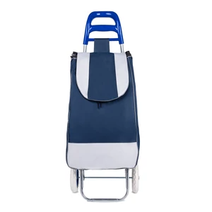 Kép 2/5 - Sötétkék Kétkerekű Extra Könnyű Bevásárlókocsi