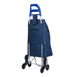 Kép 3/5 - Sötétkék Lépcsőjáró Extra Könnyű Bevásárlókocsi