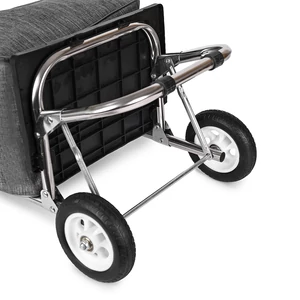 Kép 4/6 - Szürke Alumínium Vázas Bevásárlókocsi