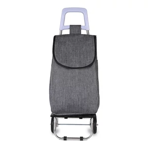 Kép 2/6 - Szürke Alumínium Vázas Bevásárlókocsi