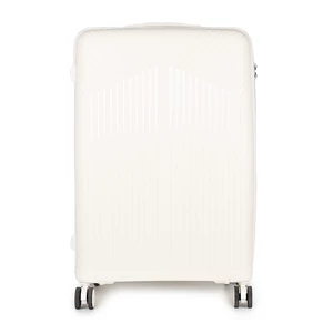 Kép 2/7 - Jolank Fehér Nagy Méretű Bőrönd