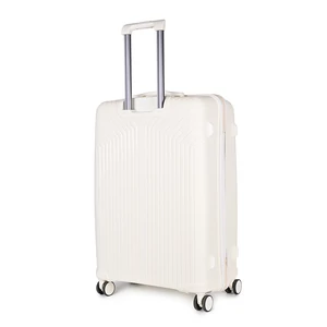 Kép 3/7 - Jolank Fehér Nagy Méretű Bőrönd