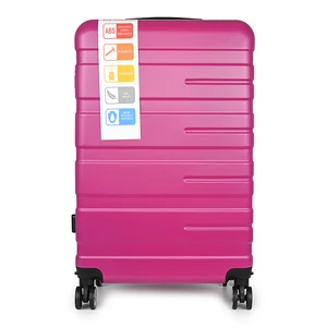 Kép 3/7 - Ormi Rózsaszín ABS Nagy Méretű Bőrönd