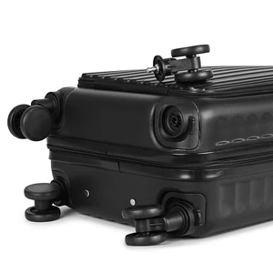 Kép 5/11 - Óarany Színű Kis Méretű Bőrönd Laptop és Pohártartóval