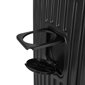 Kép 10/11 - Óarany Színű Kis Méretű Bőrönd Laptop és Pohártartóval