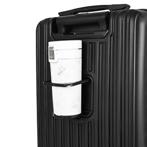 Kép 11/11 - Óarany Színű Kis Méretű Bőrönd Laptop és Pohártartóval