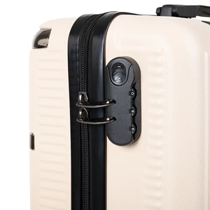 Kép 5/6 - XTD Ezüst Kis Méretű Kivehető Kerekű Bőrönd