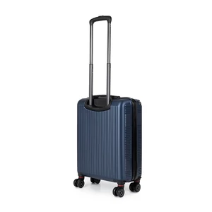 Kép 3/6 - XTD Sötétkék Kis Méretű Kivehető Kerekű Bőrönd