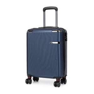 Kép 1/6 - XTD Sötétkék Kis Méretű Kivehető Kerekű Bőrönd