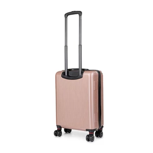 Kép 3/6 - XTD Rózsaarany Kis Méretű Kivehető Kerekű Bőrönd