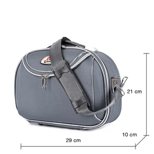 Kép 4/6 - Ormi Szürke Kis Méretű Bőröndre Akasztható Táska (21x29x10)