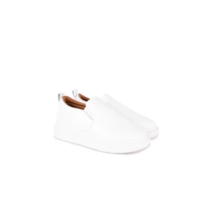 Kép 3/5 - City Kiddy Fehér Műbőr Slip-On