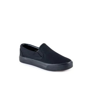 Kép 1/4 - Linix Fekete Vászon Slip-on