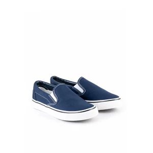 Kép 2/4 - Linix Kék Vászon Slip-on