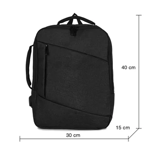 Kép 4/10 - Fekete Utazó Hátitáska