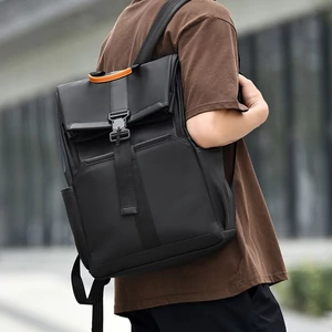 Kép 3/3 - Szürke Vízlepergető Roll Top Hátizsák