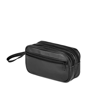 Kép 3/4 - Férfi Fekete Bőr Többrekeszes Autós Kézitáska