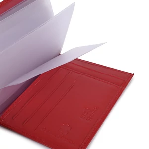Kép 4/5 - Bellugio Bordó Valódi Bőr Irattartó