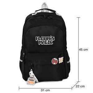 Kép 4/5 - Fekete Mintás Hátitáska