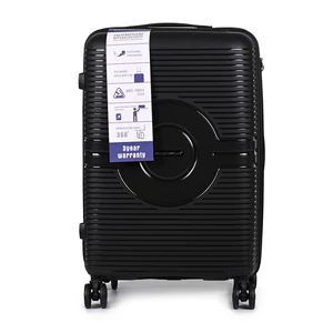 Kép 3/5 - Baoluo Fekete Extra Könnyű Közepes Méretű Bőrönd