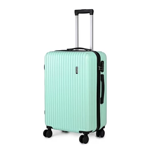 Kép 1/6 - JoLank Világoszöld Közepes Méretű Csendes Négykerekű Bőrönd