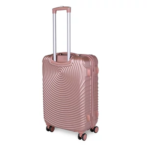 Kép 3/6 - LDV Rosegold Színű Keményfalú Közepes Méretű Bőrönd