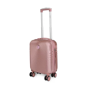 Kép 2/6 - Rózsaarany (rosegold) színű Wizzair ingyenes méretű kabinbőrönd