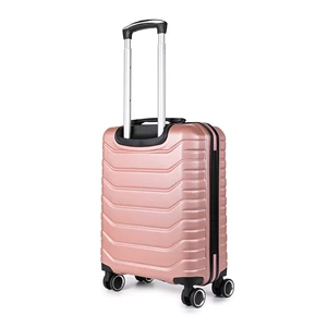 Kép 2/7 - Ormi Rózsaarany Színű ABS Könnyű Kis Méretű Bőrönd