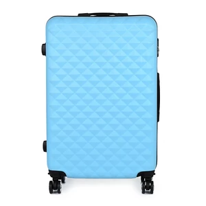 Kép 3/6 - Kék Négykerekű Csendes Nagy Méretű Bőrönd