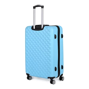 Kép 2/6 - Kék Négykerekű Csendes Nagy Méretű Bőrönd