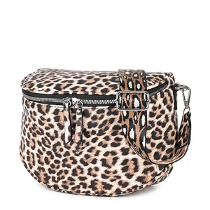 Kép 1/4 - Ocelot Mintás Női Keresztpántos Műbőr Táska