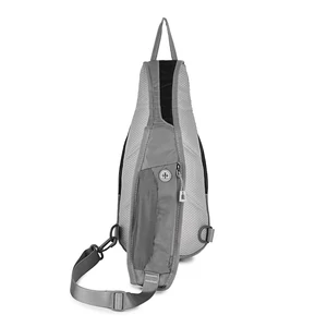 Kép 3/6 - Fekete-Szürke Keresztpántos Hátitáska