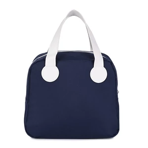 Kép 3/3 - Sötétkék Hordozható Ételhordó Termotáska