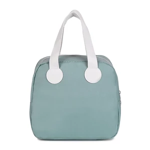 Kép 3/3 - Mentazöld Hordozható Ételhordó Termotáska