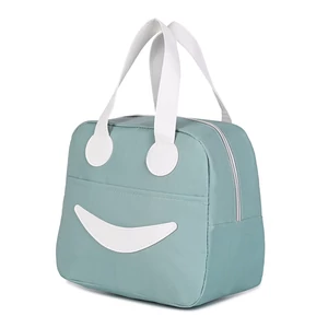 Kép 1/3 - Mentazöld Hordozható Ételhordó Termotáska